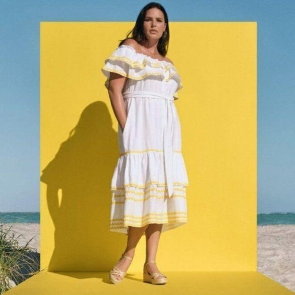 Lisa Marie Fernandez X Target Ric Rac Off Shoulder - Picture 1 of 15